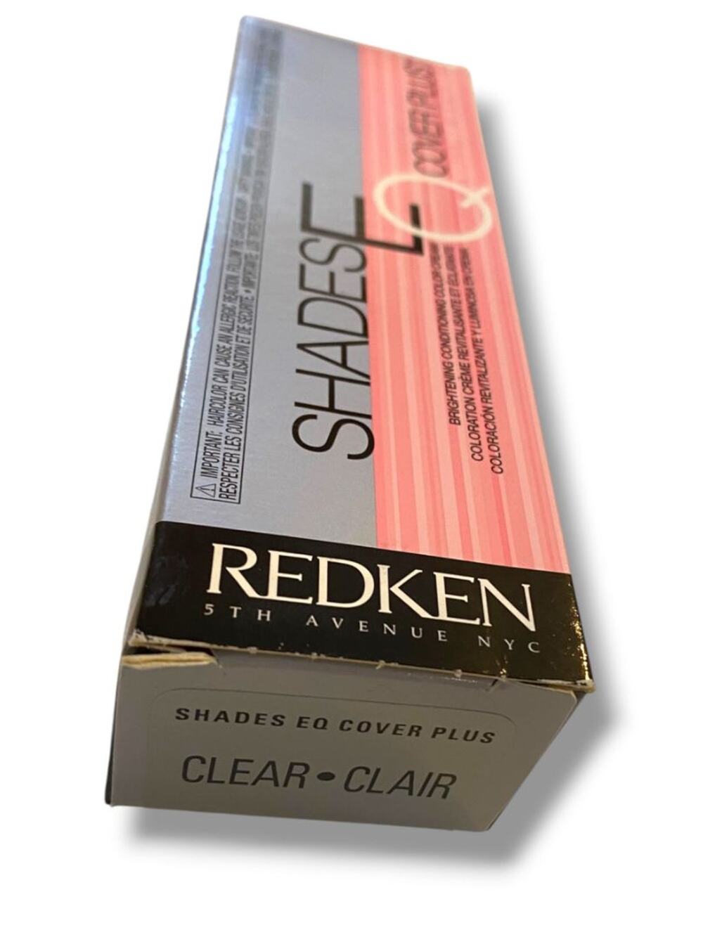 Redken New Shades EQ Cover Plus 2.1 oz Clear Color Cream Brightening